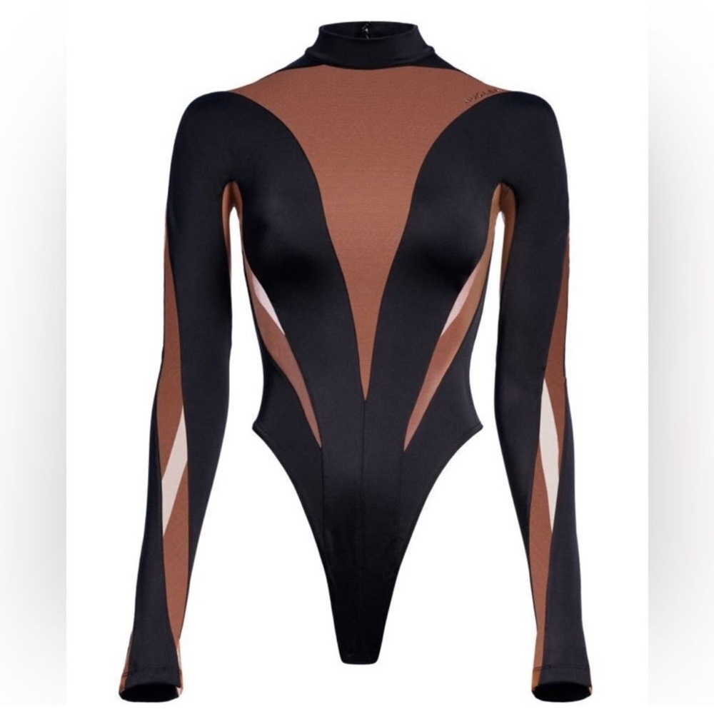 Mugler x H&M Nude Cutlut Bodysuit XXL